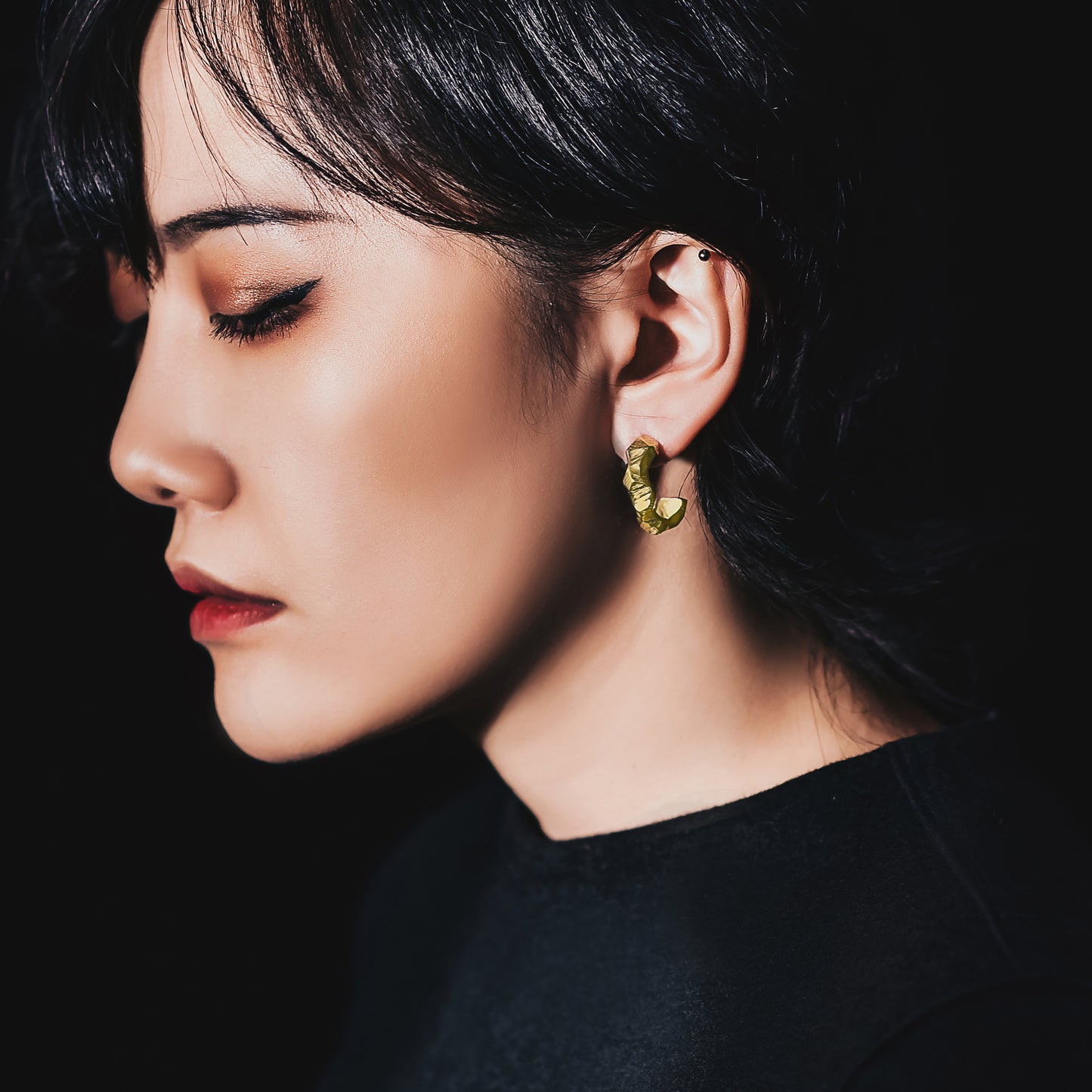 Meteor - Lost Stars Hoop Earrings (18K Gold Plated)
