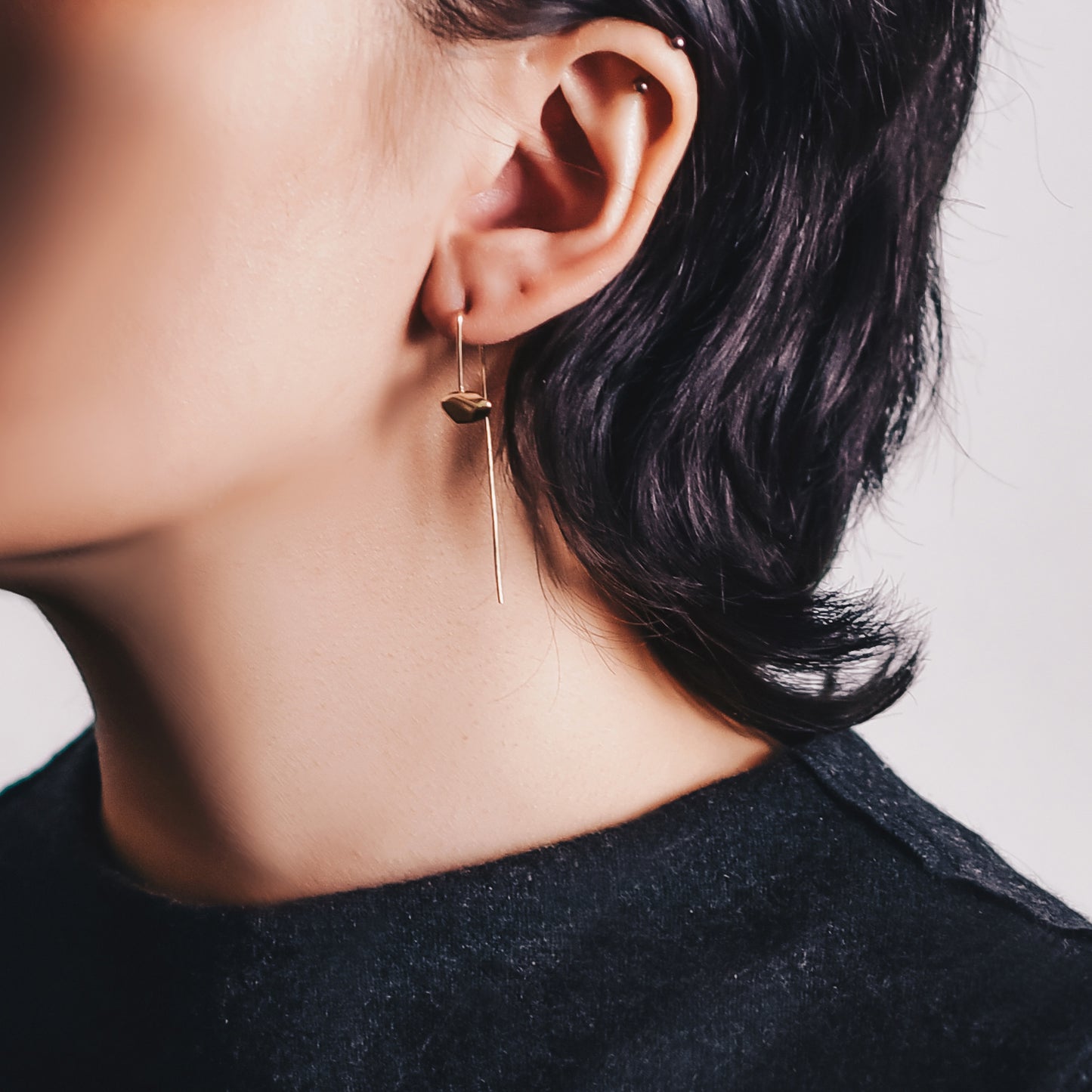Meteor - Lost Stars Silver Hook Earrings (18K Gold Plated)
