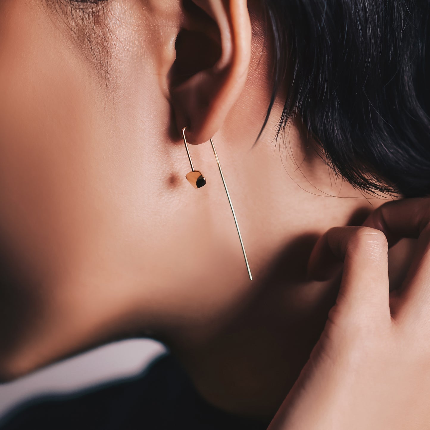Meteor - Lost Stars Silver Hook Earrings (18K Gold Plated)
