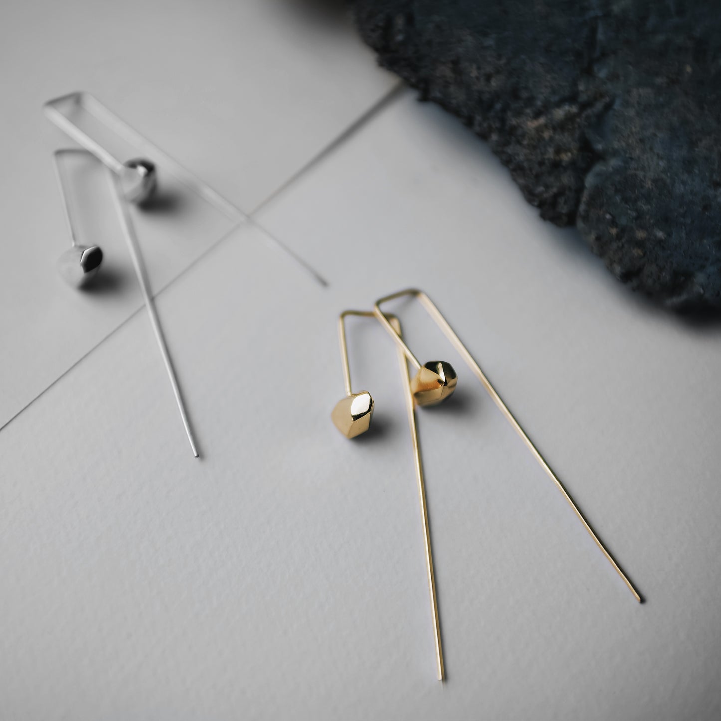 Meteor - Lost Stars Silver Hook Earrings (18K Gold Plated)