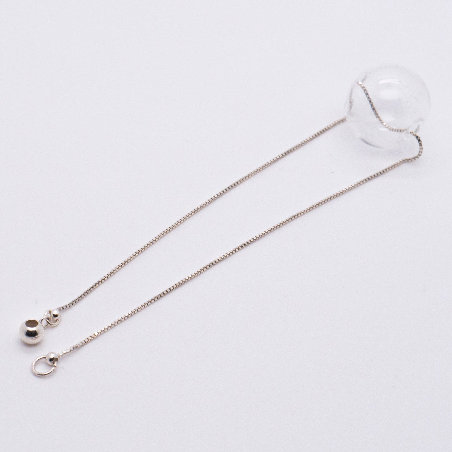 Bubble Nebula - Small Bubble Silver Earrings (Silver)