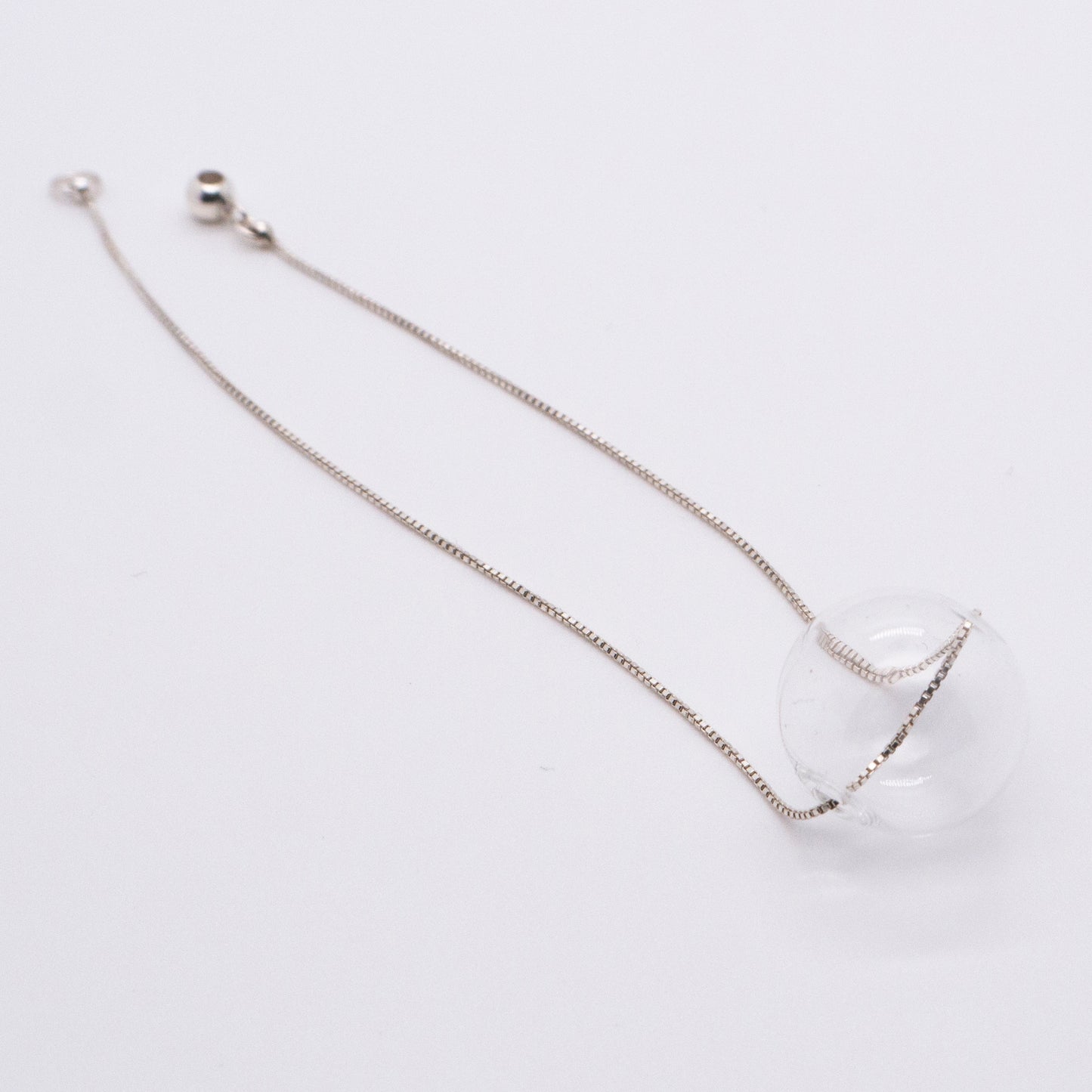 Bubble Nebula - Small Bubble Silver Earrings (Silver)