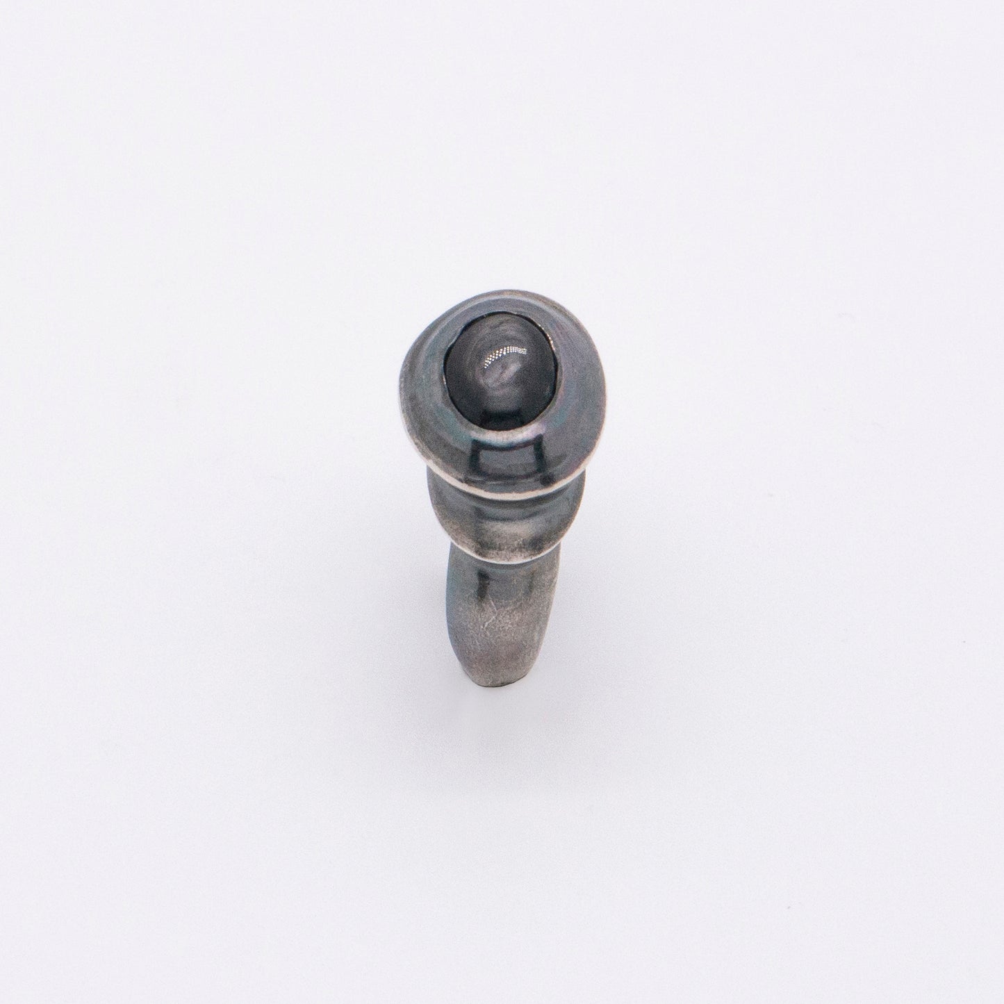 Solar Flares - Sunspots Hypersthene Ring / Ear Cuff (Oxidised Silver)