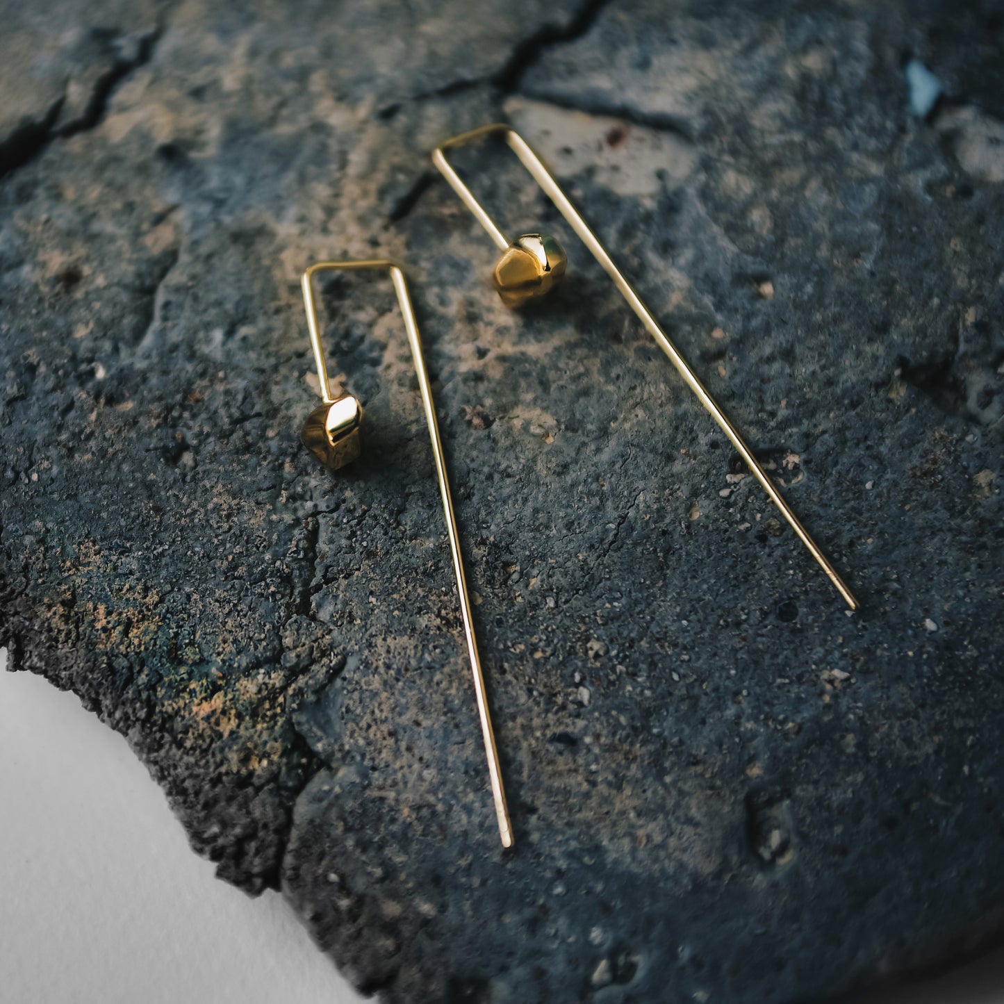 Meteor - Lost Stars Silver Hook Earrings (18K Gold Plated) 