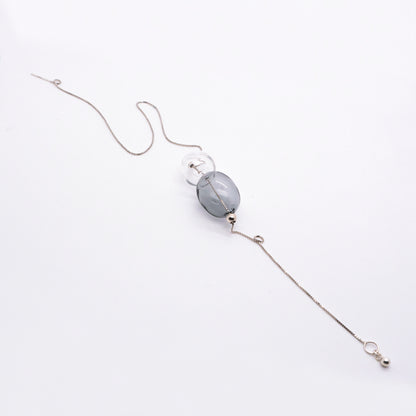 Bubble Nebula - Bubble Threader Earring (Silver) 