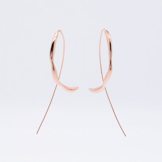 Space Ice - Magenta Mist - Storm Earrings (Rose Gold Plated) 