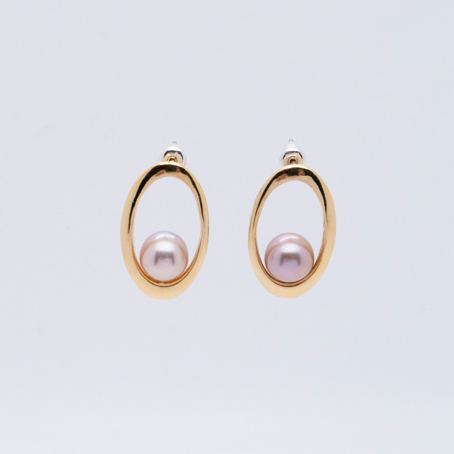 Multiverse - Classic Pearl Earrings (18K Gold Plated) 