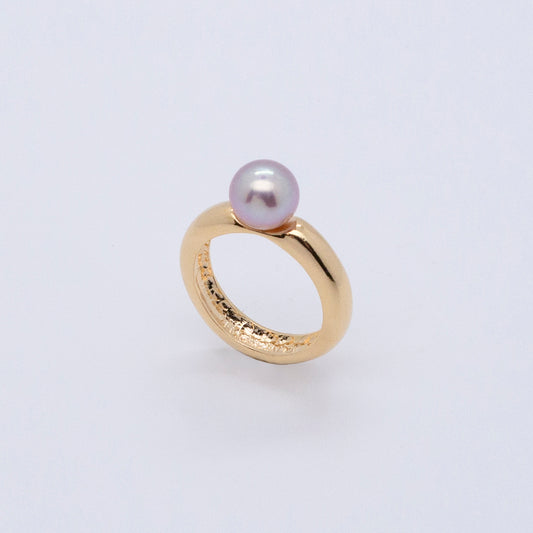 Multiverse - Classic Pearl Ring (18K Gold Plated) 