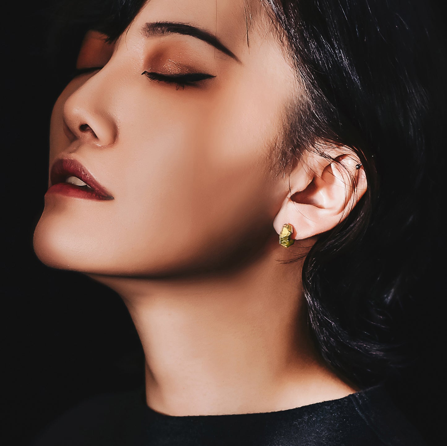 Meteor - Lost Stars Mini Hoop Earrings (18K Gold Plated) 