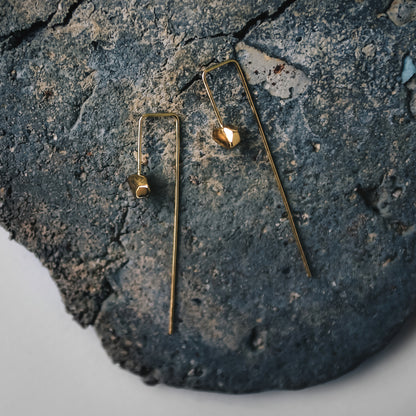 Meteor - Lost Stars Silver Hook Earrings (18K Gold Plated) 
