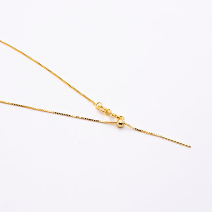 Bubble Nebula - Bubble Dainty Necklace (14K Gold Plated Silver)