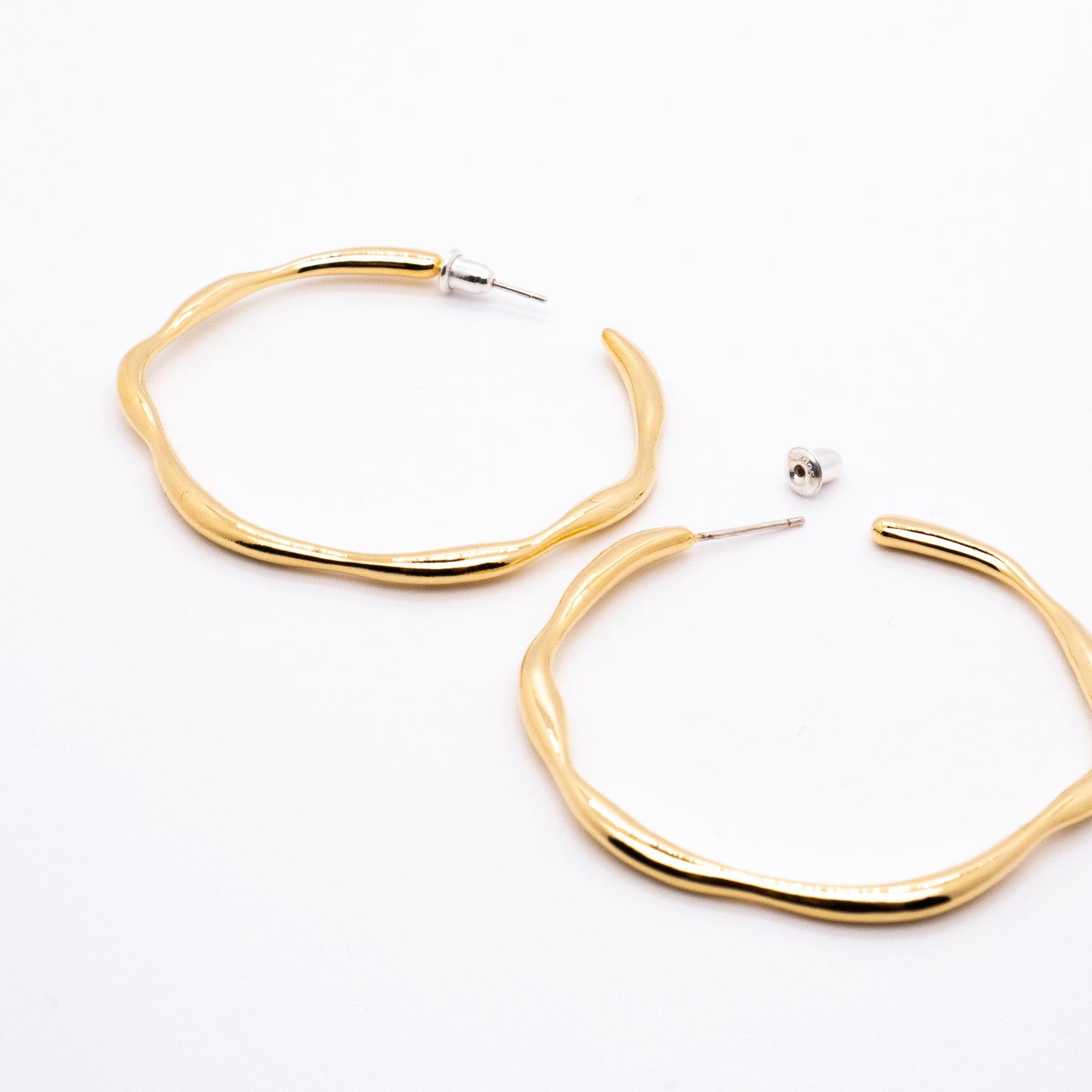 Bubble Nebula - Hoop Earrings (14K Gold Plated)