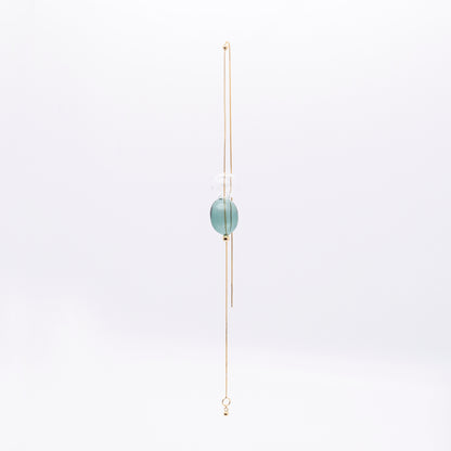 Bubble Nebula - Bubble Threader Earring (Gold Plated) 