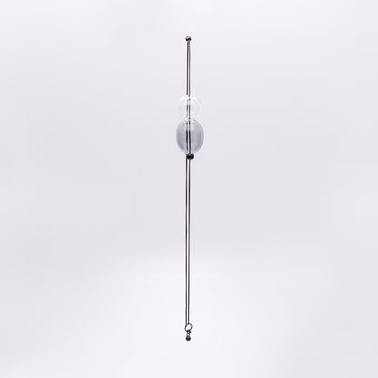 Bubble Nebula - Bubble Threader Earring (Oxidised Silver)