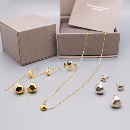 Goody Bag - Lost Stars Necklace + Earrings + Ring (18K Gold Plated / Silver) 