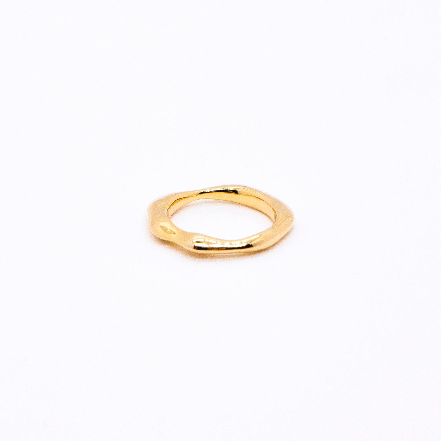 Bubble Nebula - Floating Ring (14K Gold Plated)