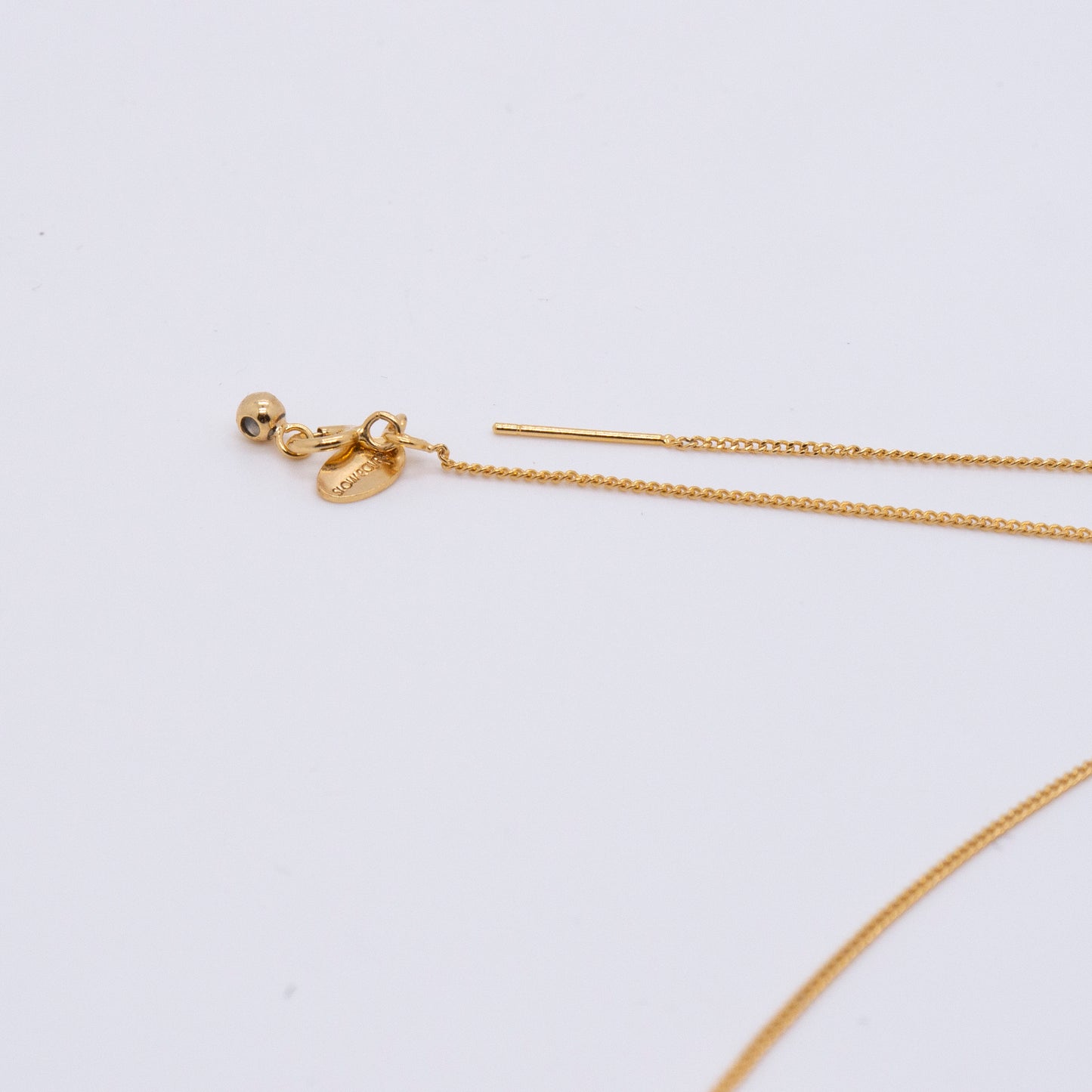 Space Ice - Herkimer Diamond Necklace (18K Gold Plated) 