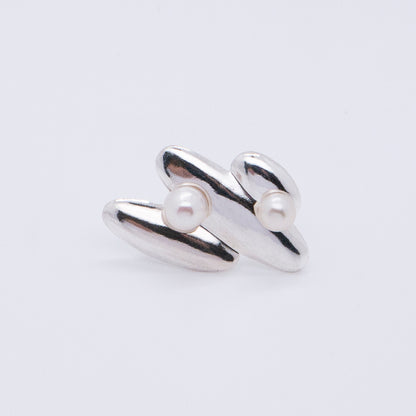 Multiverse - Parallel Universes Pearl Ring (Silver)