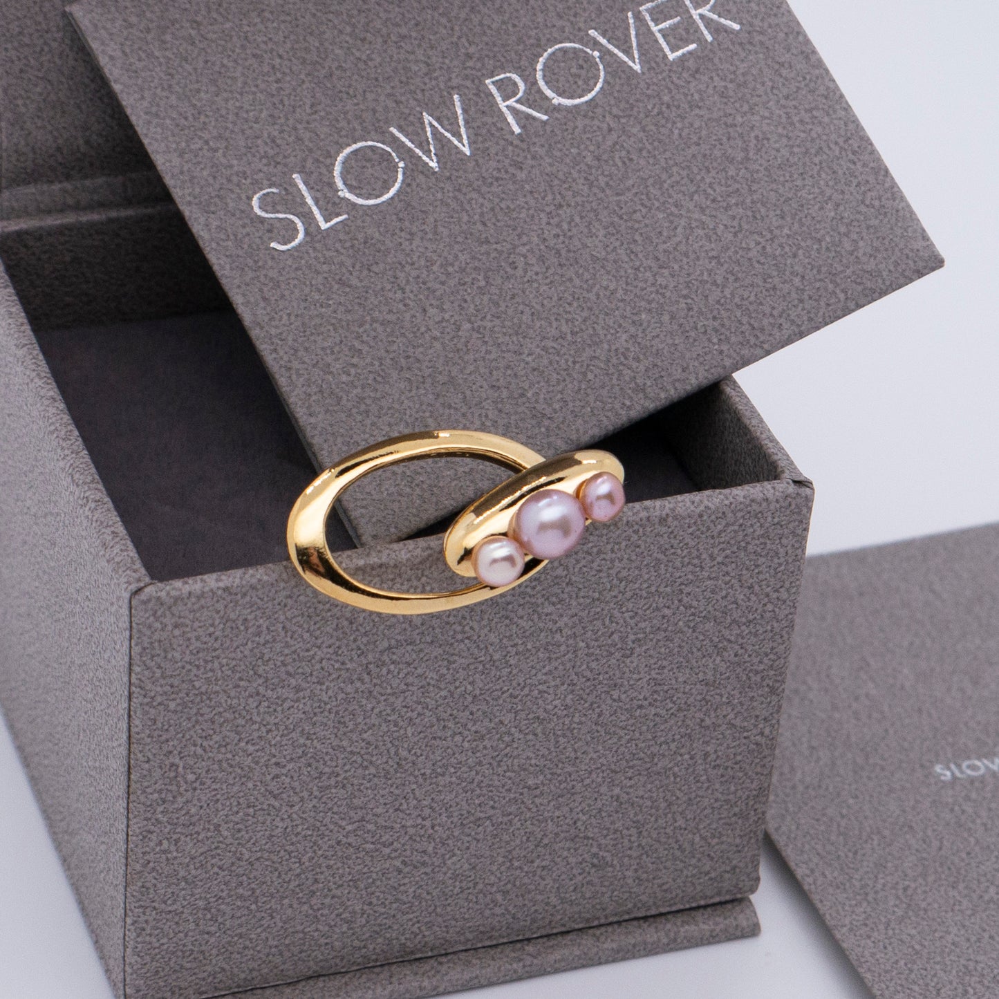 Multiverse - Time Travel Baby Pearl Ring (18K Gold Plated) 