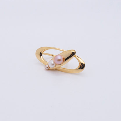 Multiverse - Time Travel Pearl Ring (18K Gold Plated) 