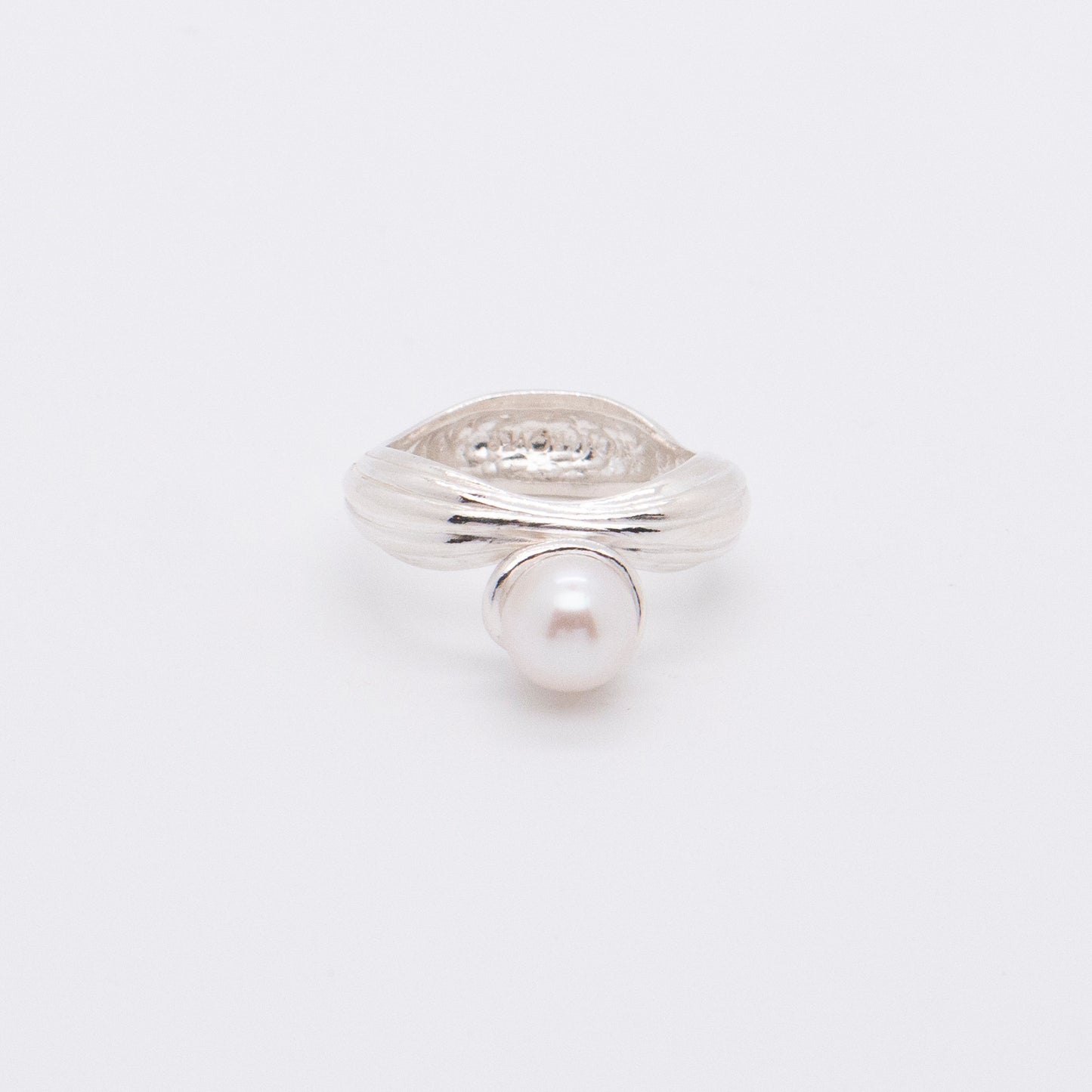 Solar Flares - Coronal Rain Pearl Ring (Silver)
