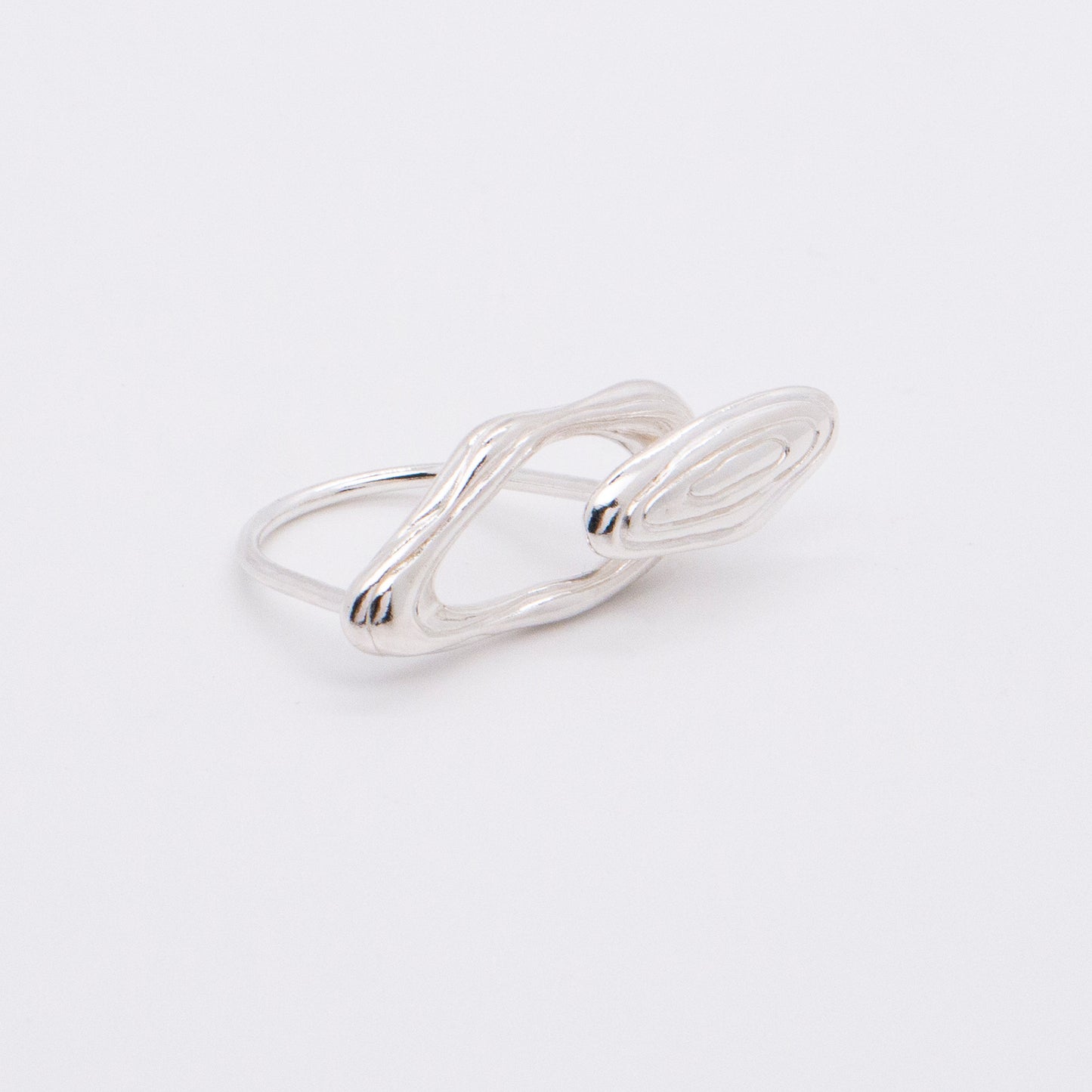 Solar Flares - Magnetic Storm Ring (Silver)
