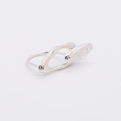 Solar Flares - Magnetic Storm Ring (Silver)