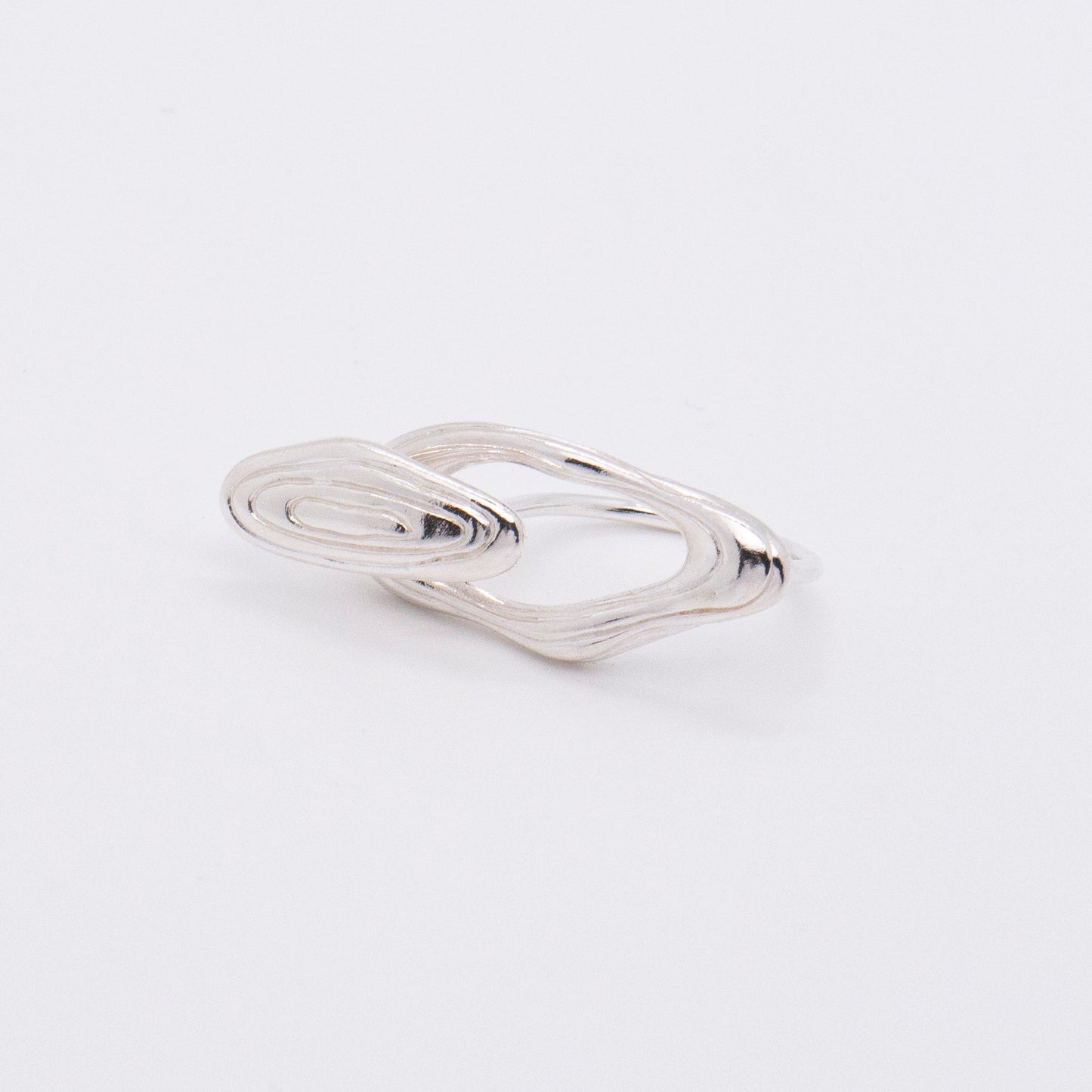 Solar Flares - Magnetic Storm Ring (Silver)