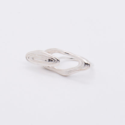 Solar Flares - Magnetic Storm Ring (Silver)