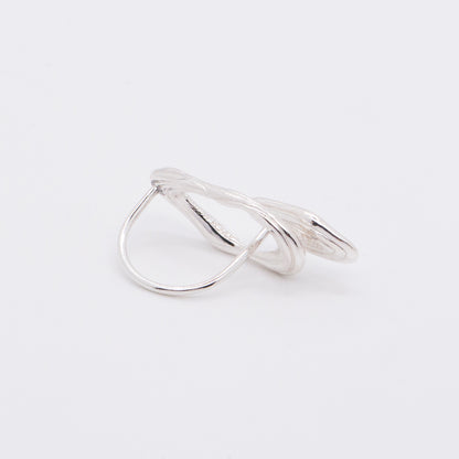 Solar Flares - Magnetic Storm Ring (Silver)
