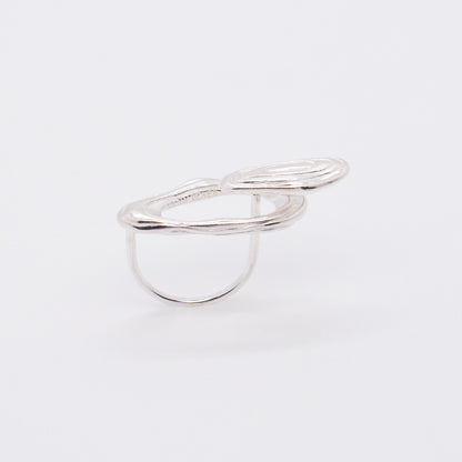 Solar Flares - Magnetic Storm Ring (Silver)