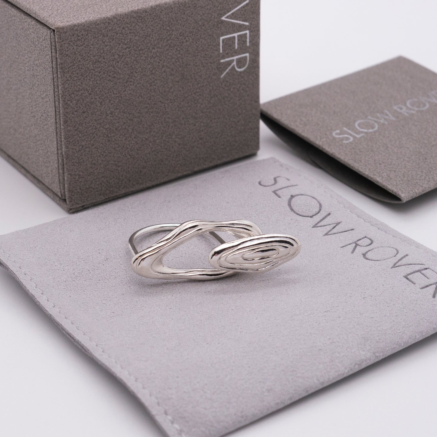 Solar Flares - Magnetic Storm Ring (Silver)